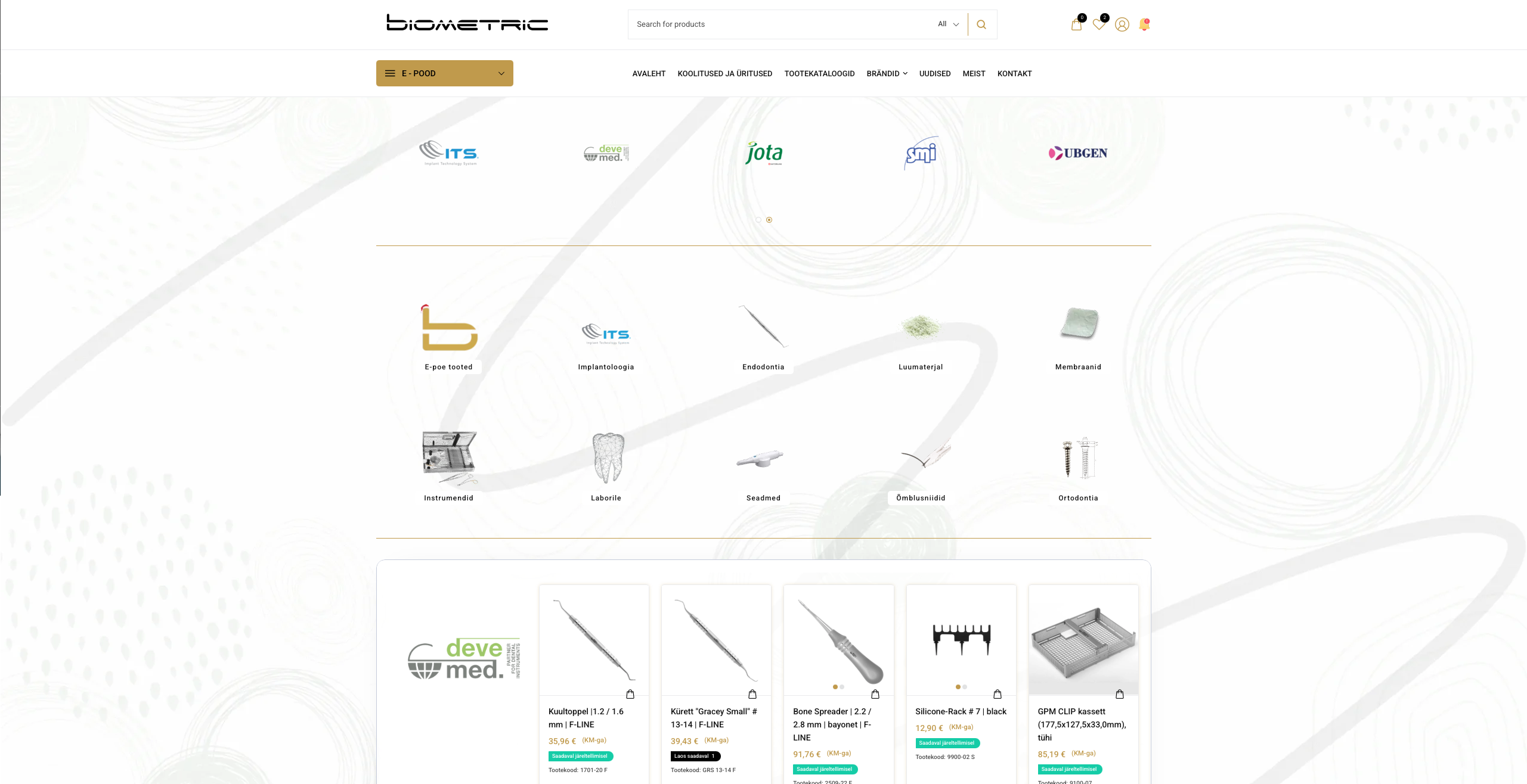 biometricdental.ee e-pood